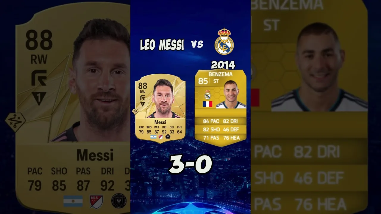 Leo Messi vs Real Madrid