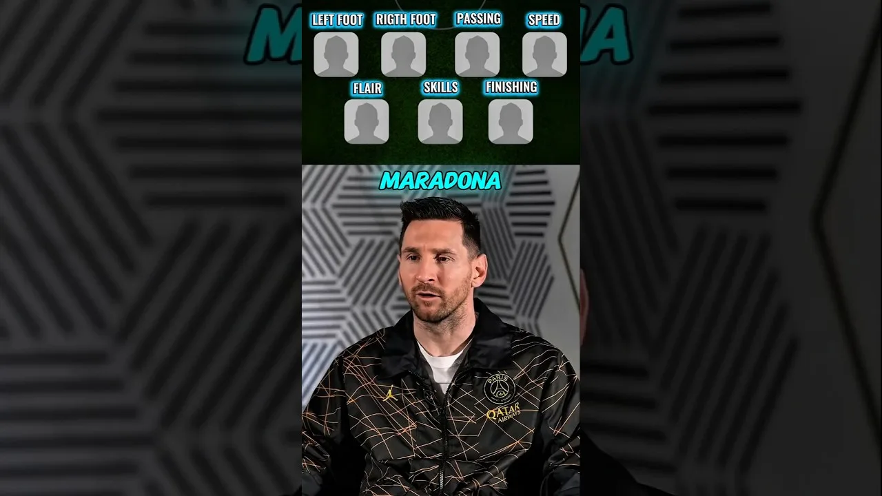 Lionel Messi a choisi son joueur préféré à l’aveugle 😱🔥 #efootball #efootball2025 #shorts