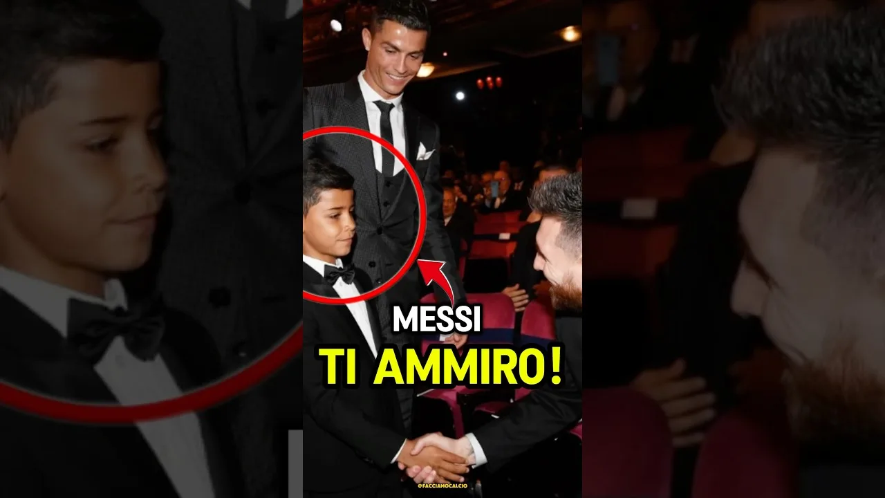 Ronaldo junior ama Leo Messi🔥 #ronaldo #calcio #messi