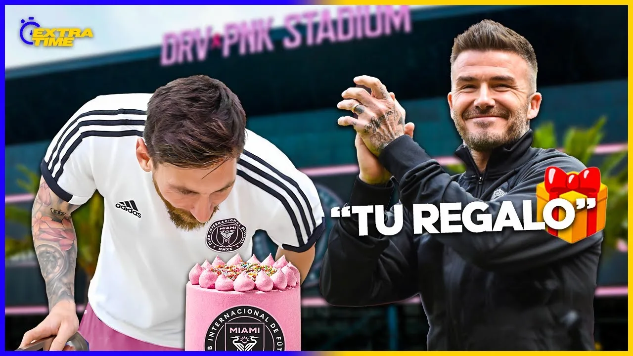 Leo Messi LO PIDIÓ y Beckham le dio su PRIMER REGALO en