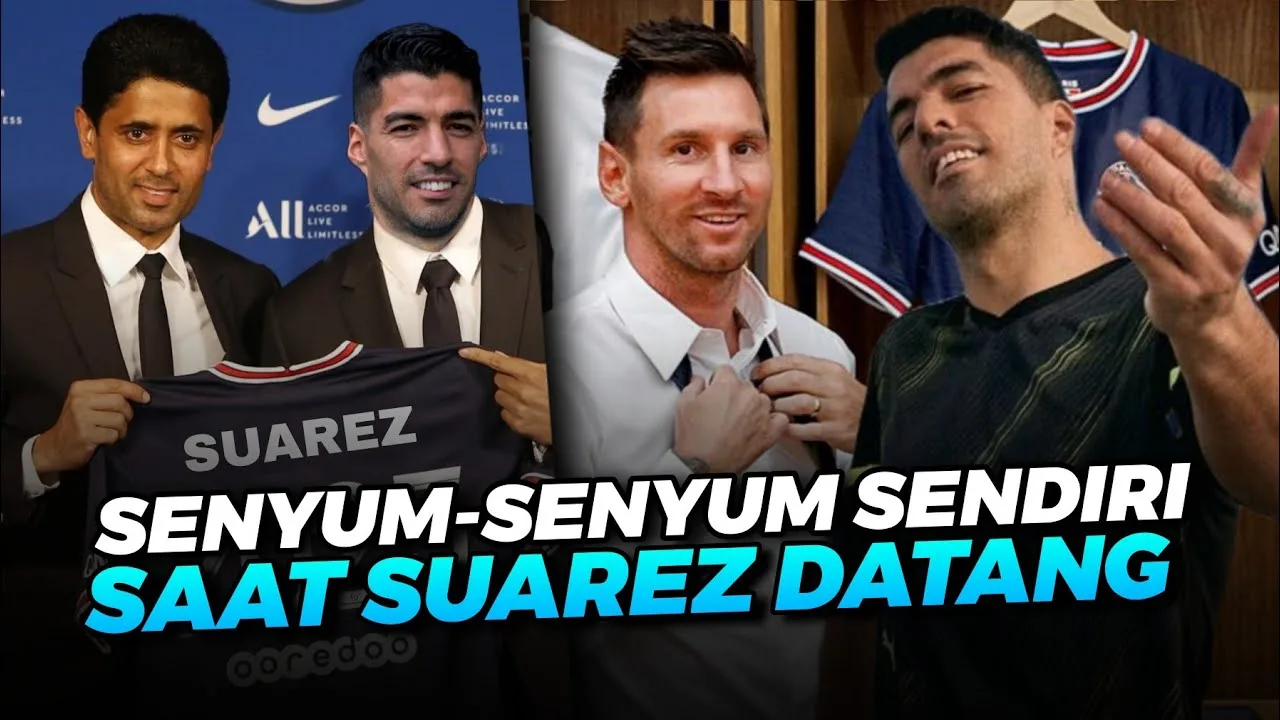 SAMBUT KEDATANGAN SUAREZ  Bahagianya Lionel Messi Saat