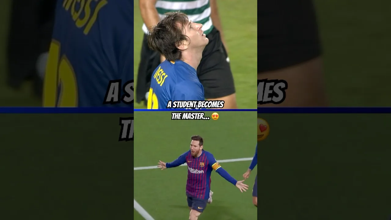 Regarder Messi devenir le maître 😍
