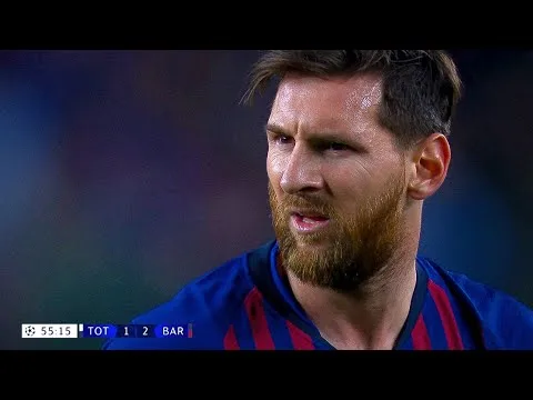 Lionel Messi vs Tottenham (Home) UCL 2018/19 HD 1080i (