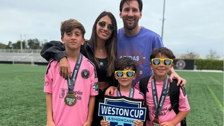 Les fils de Lionel Messi gagnent gros à la Weston Cup 2025 – Future Stars?
