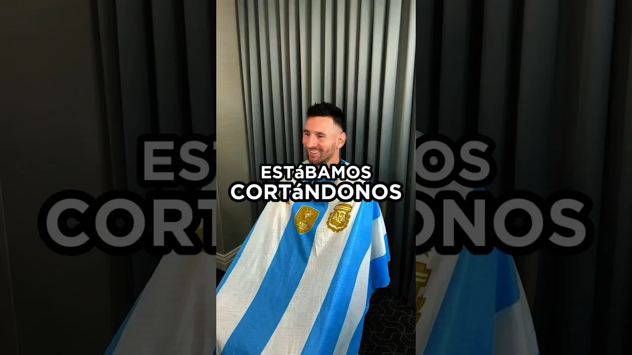 Le geste de Leo Messi avec le tirage avant la finale