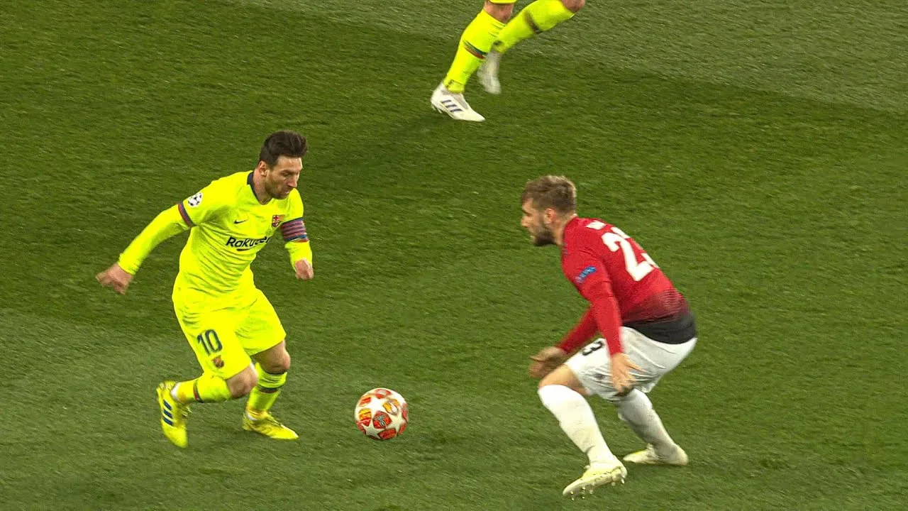 Lionel Messi vs Manchester United (Away) (UCL) 2018/19 HD