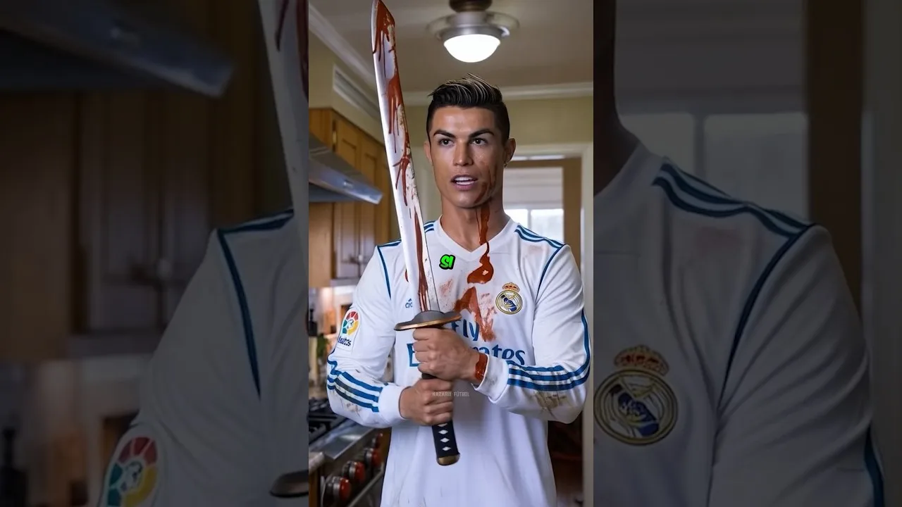 Messi denuncia a Ronaldo a la policía por tener sangre encima!🗡️😵