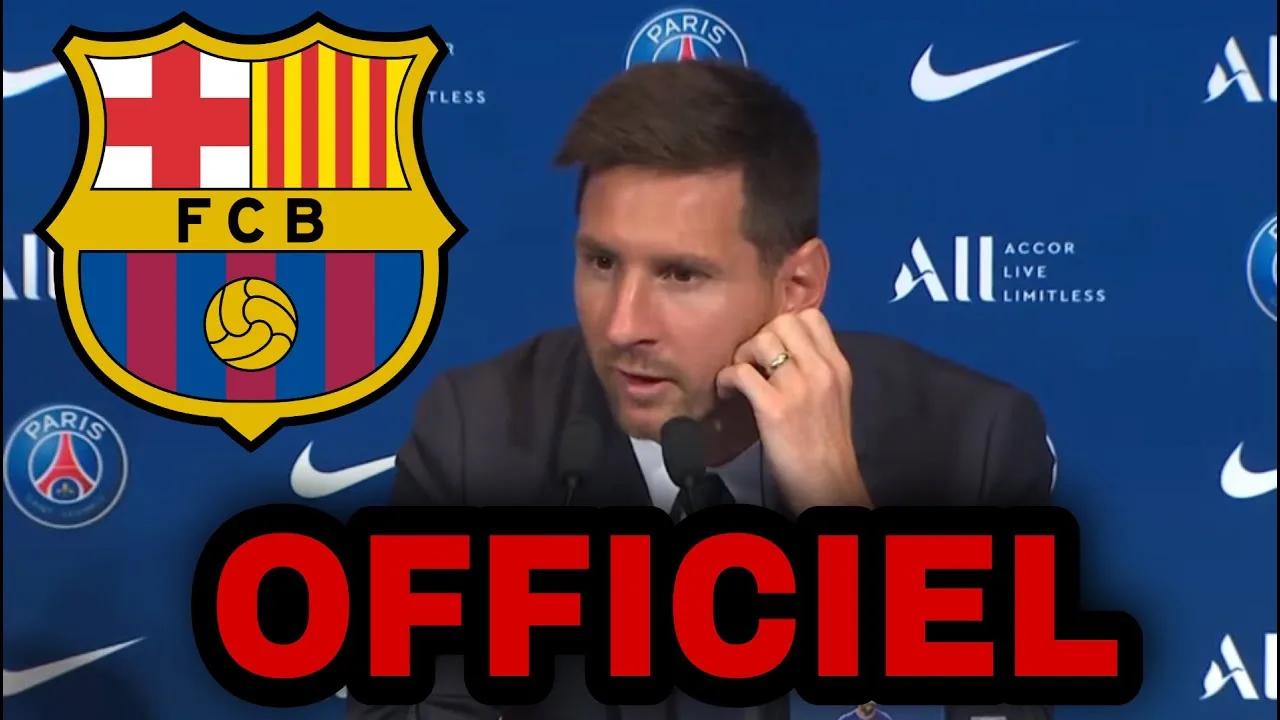 🚨 OFFICIEL : LIONEL MESSI QUITTE LE PSG !