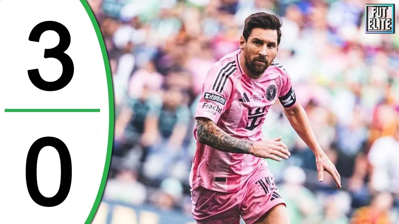 Lionel Messi – Seattle vs Inter Miami 3-0 Faits saillants et buts étendus 2025