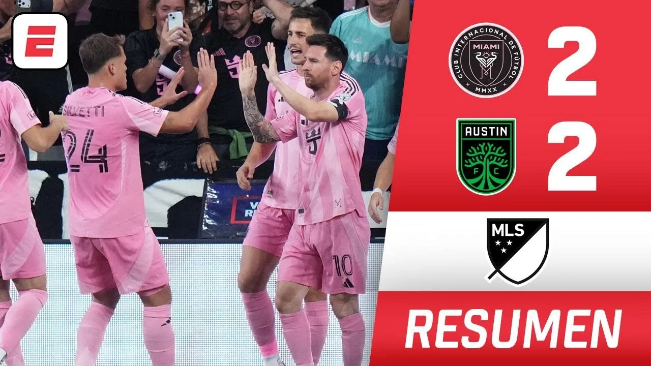 Buts de MESSI et SUÁREZ et INTER MIAMI DRAW 2-2 contre AUSTIN FC lors de l’INAUGURATION du nouveau stade | MLS
