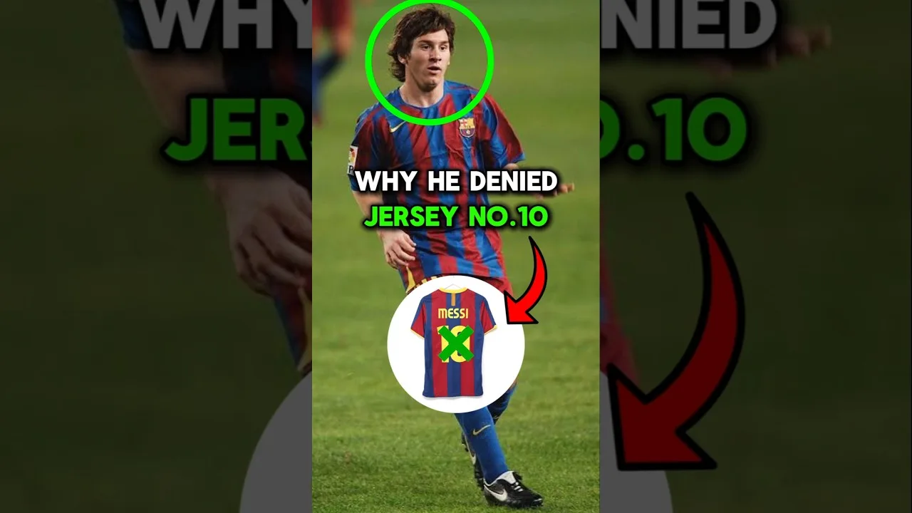 La vraie raison pour laquelle Messi ne voulait pas du maillot n°10 !