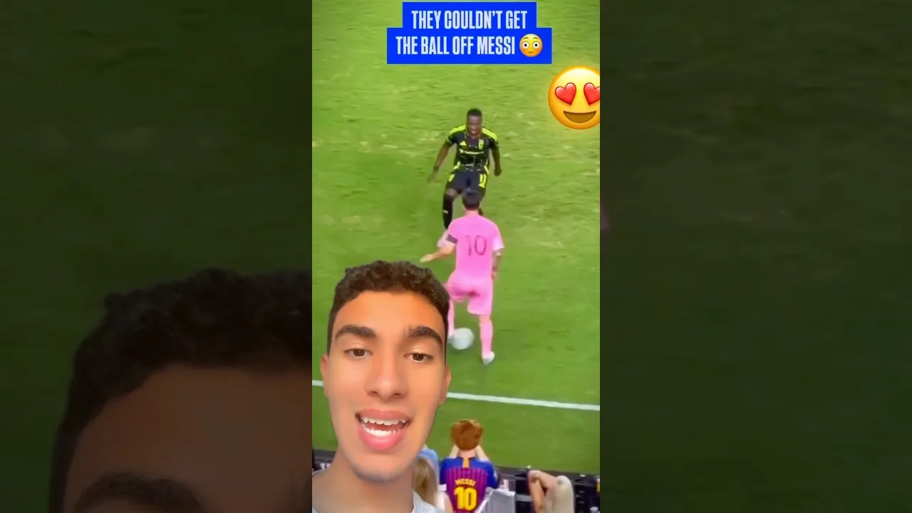 Leo Messi Confunde a 3 personas a la Misma Vez #shorts