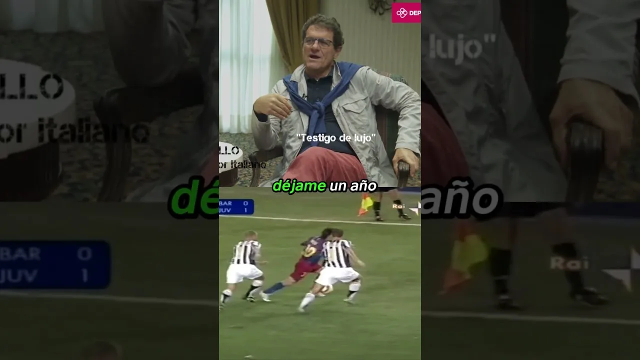 C’est ainsi que Fabio Capello a découvert le jeune Lionel Messi ⚽