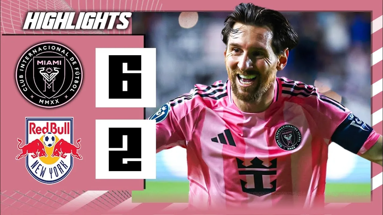 Messi laisse tomber Masterclass et crée l’histoire aux États-Unis | Inter Miami vs NY Red Bulls 6-2 | POINTS FORTS