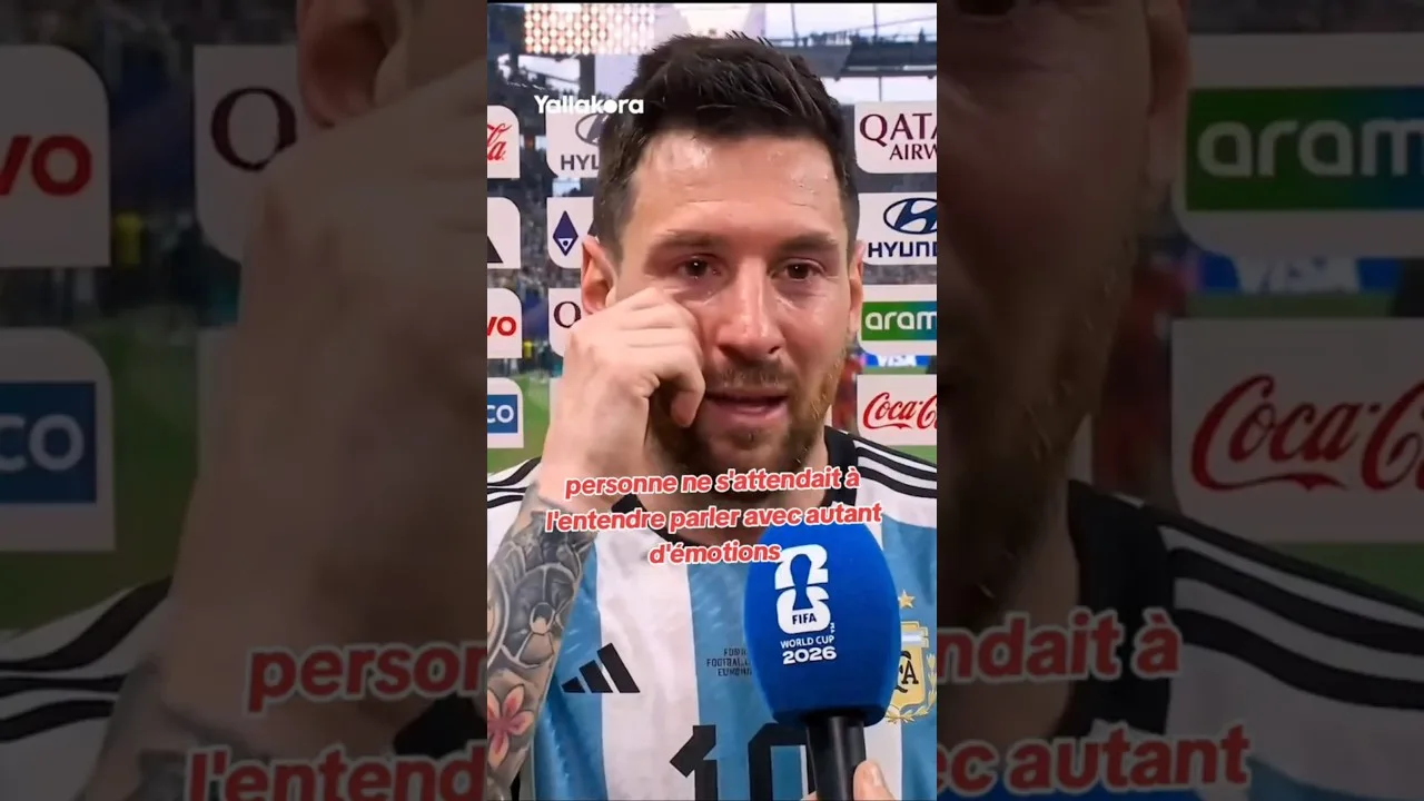 Lionel Messi sort enfin du silence après avoir donné tous ses larmes #messi #espagneVsArgentine #fyp