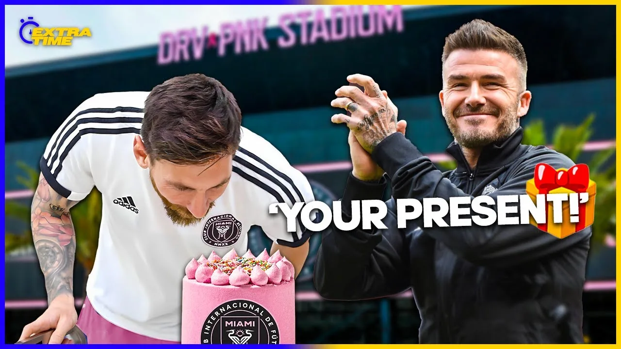 Messi asked and Beckham granted him with his first wish as