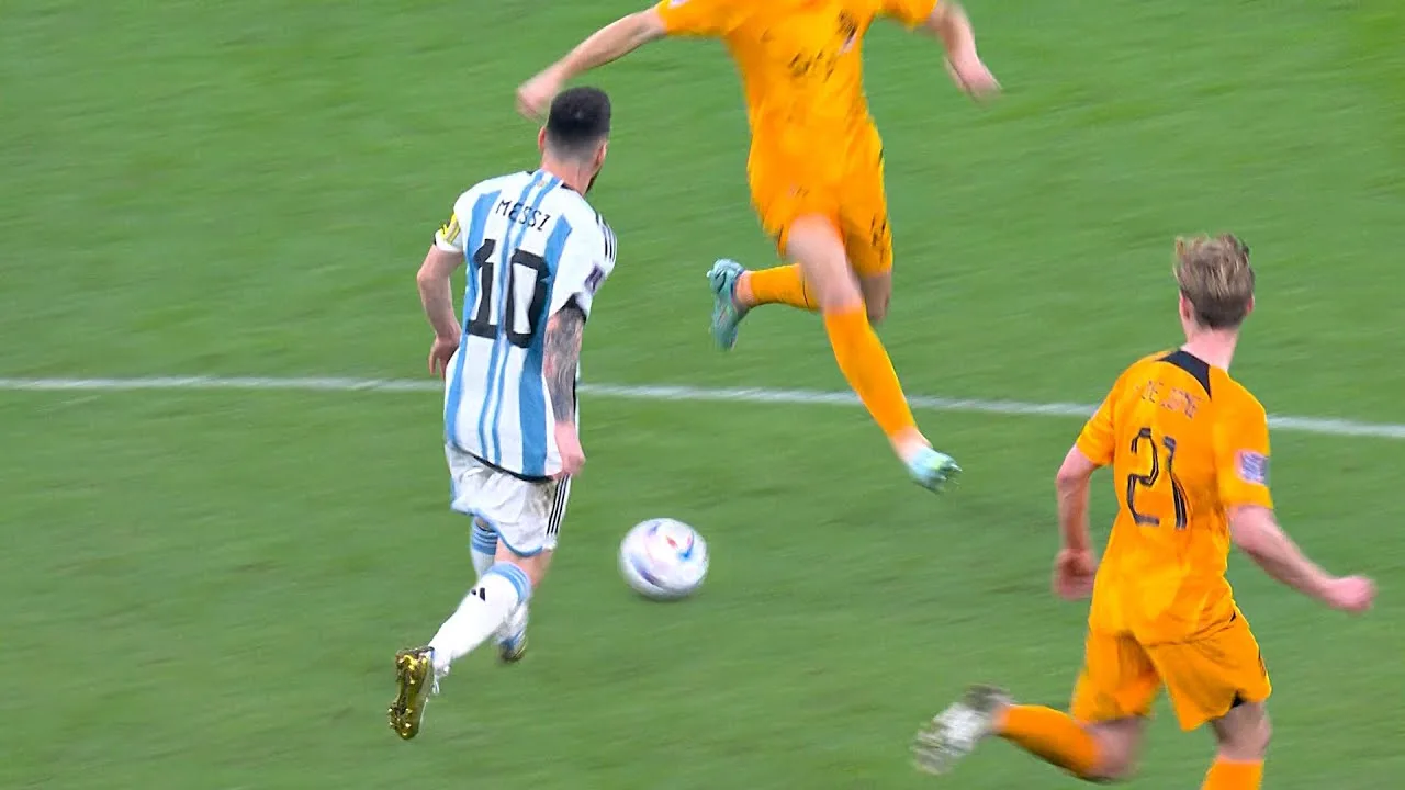 Lionel Messi vs Pays-Bas (Coupe du Monde 2022) Commentaire en anglais – HD 1080i