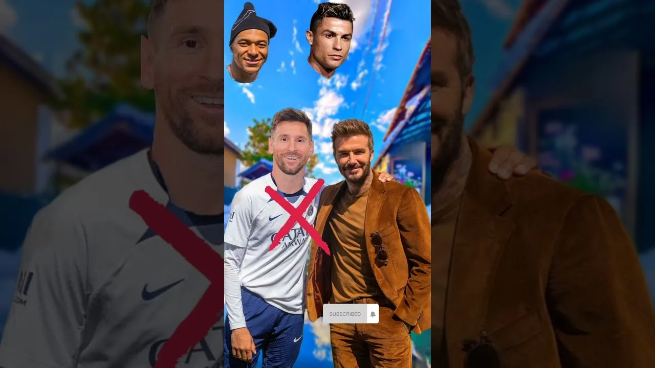 Kylian Mbappé & David Beckham | Ronaldo, Leo Messi, Neymar