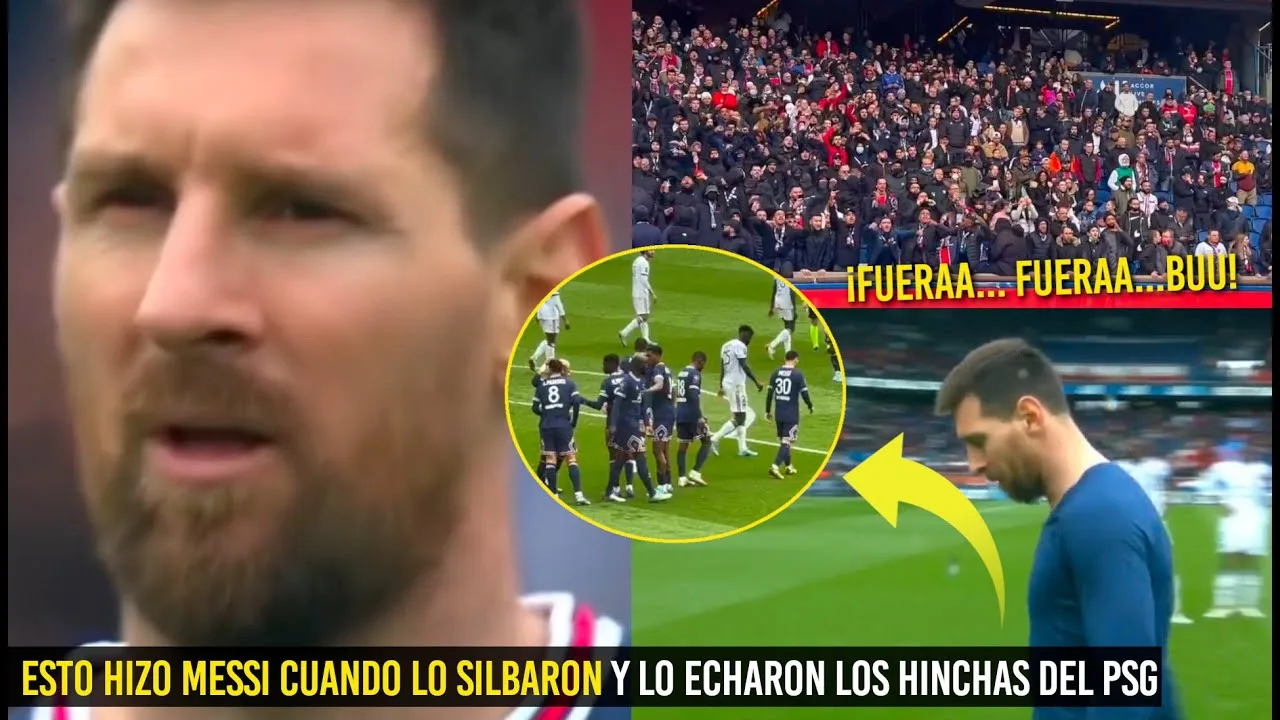 ESTO HIZO MESSI CUANDO SUS PROPIOS FANS LO SILBARON Y