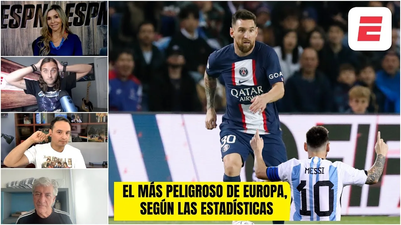LIONEL MESSI, el más peligroso del fútbol al momento. Así lo