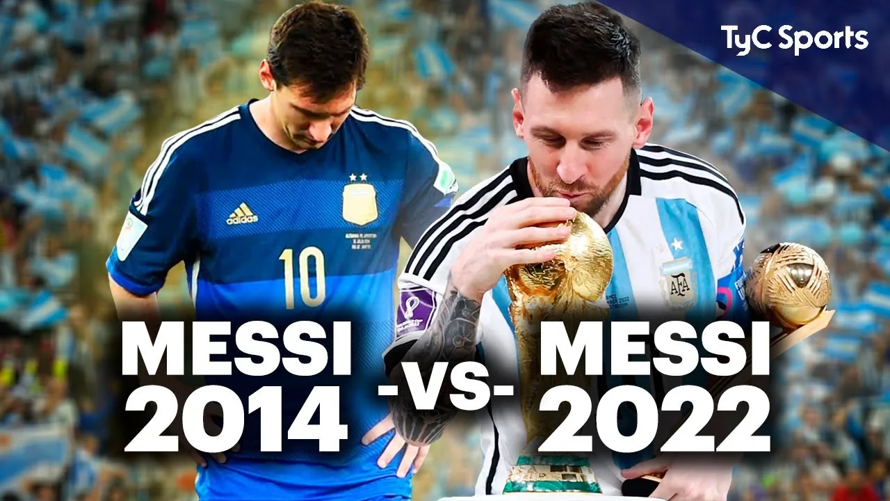 MESSI 2014 vs MESSI 2022, ¿EN CUÁL JUGÓ MEJOR?  LA MAGIA DE