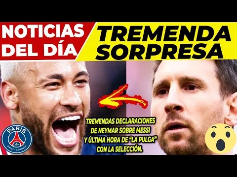 ¡𝗕𝟬𝟬𝗠! NEYMAR 𝗦𝗼𝗿𝗽𝗿𝗲𝗻𝗱𝗲 Con LEO MESSI  𝗨́𝗹𝘁𝗶𝗺𝗮 𝗛𝗼𝗿𝗮 De