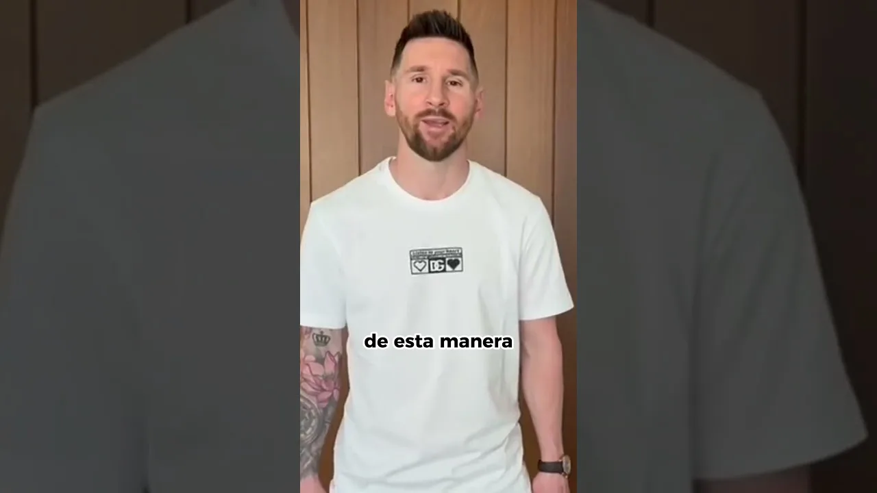 Message d’adieu de Leo Messi à Sergio Busquets #Shorts