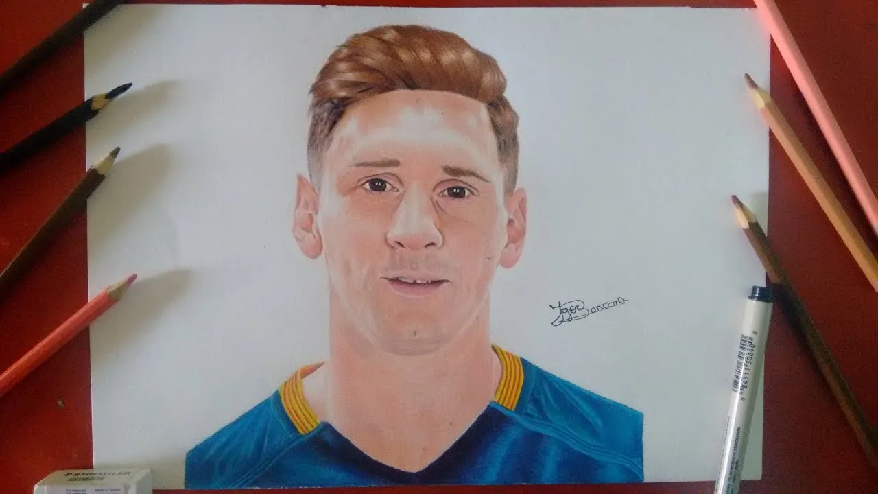 Drawing Lionel Messi | Desenhando o Messi