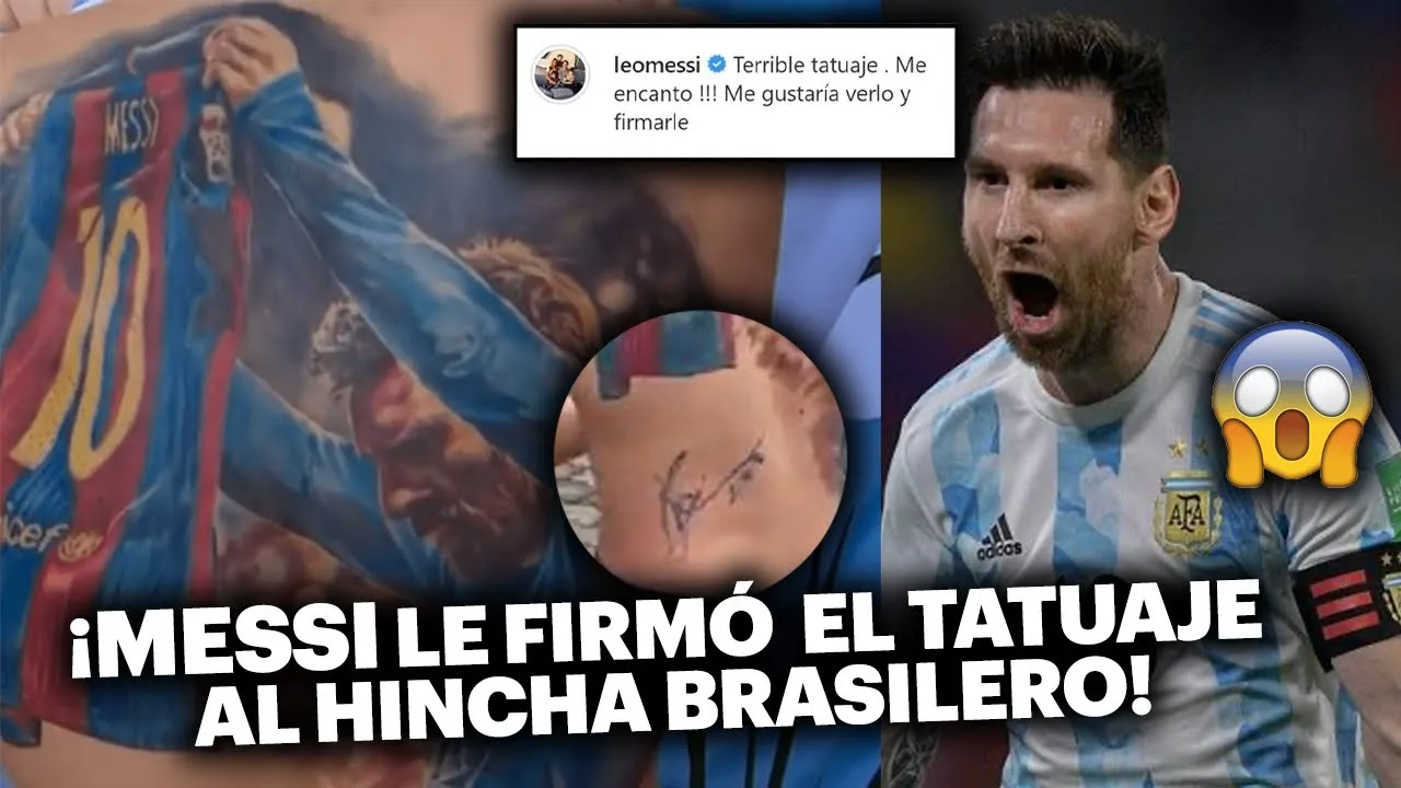 ¡POR COSAS ASÍ MESSI TAMBIÉN ES EL MÁS GRANDE! LEO LE FIRMÓ