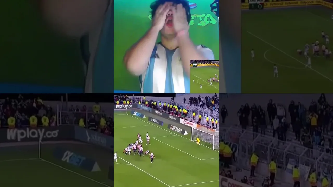 REACCIÓN AL TIRO LIBRE DE LEO MESSI!!! | Eliminatorias