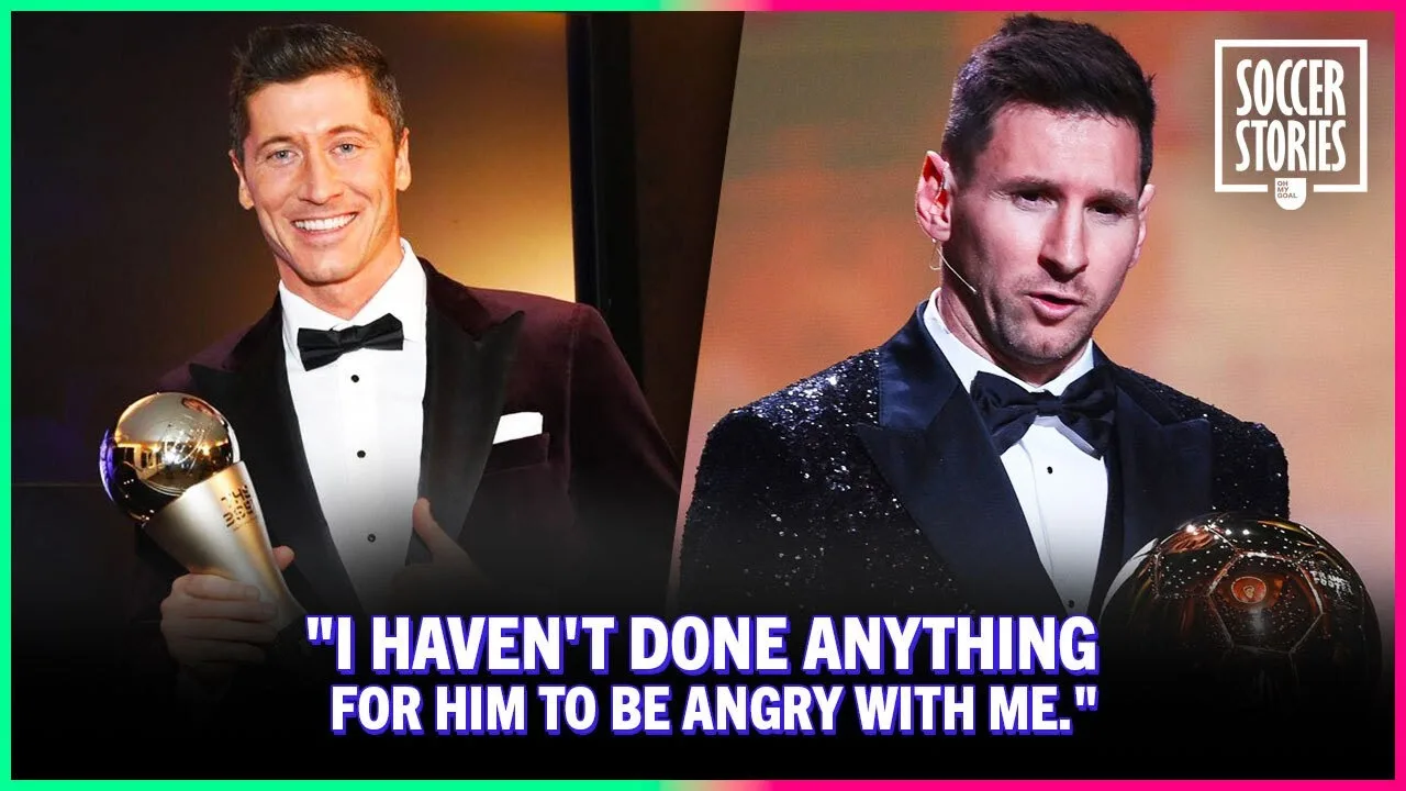 Lewandowski's Reaction To Messi's Hypocrisy