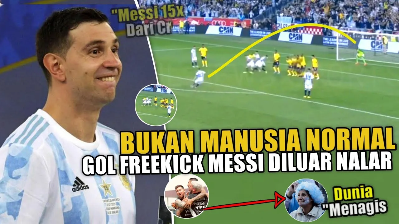 “GOL MESSI MEMBIUS PENONTON“ Reaksi Kaget Dunia Melihat Leo