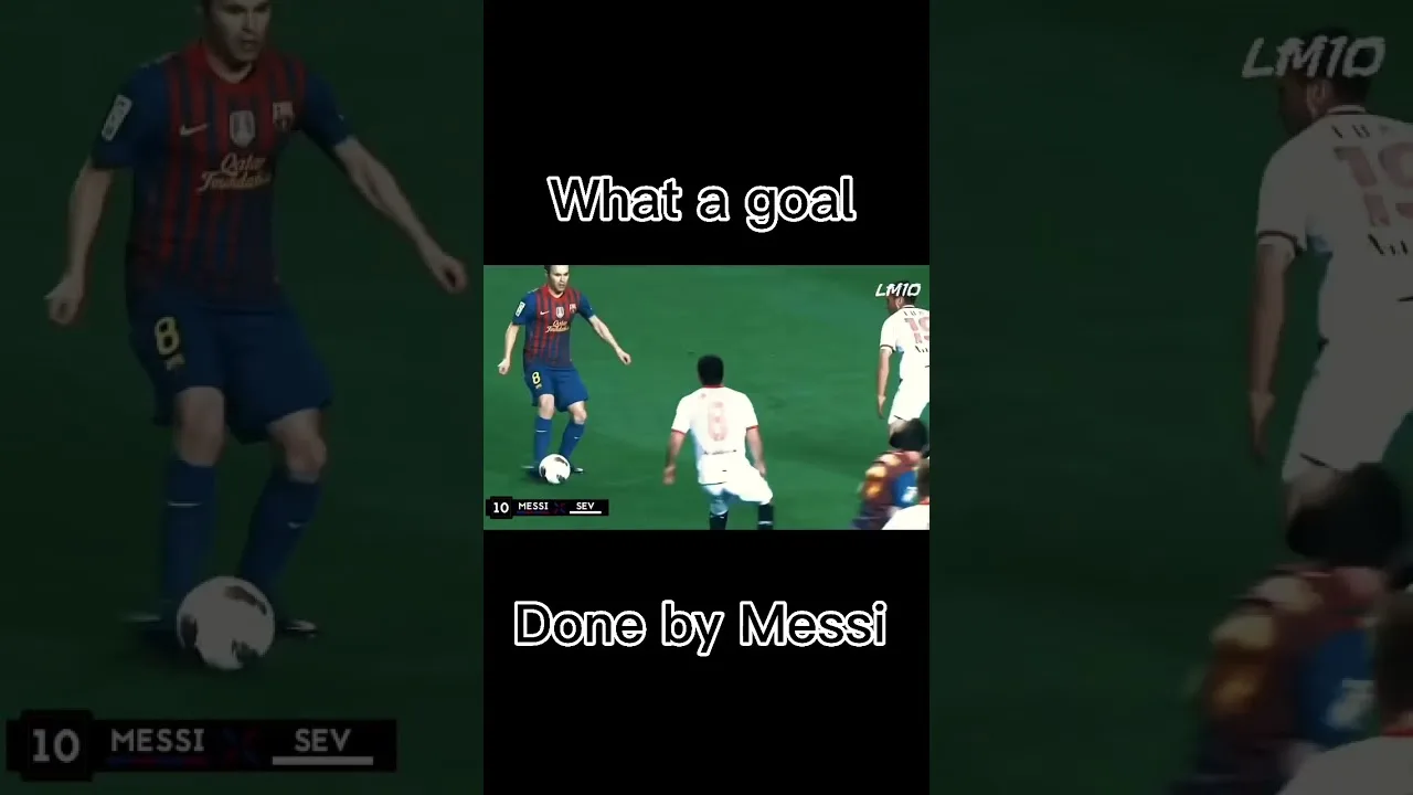 What a goal done by Leo Messi ￼