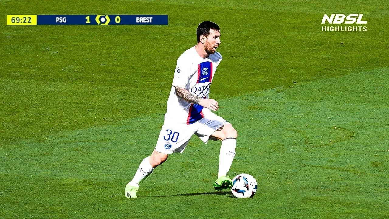 Lionel Messi Was Unstoppable Vs Вrеst || 22-23