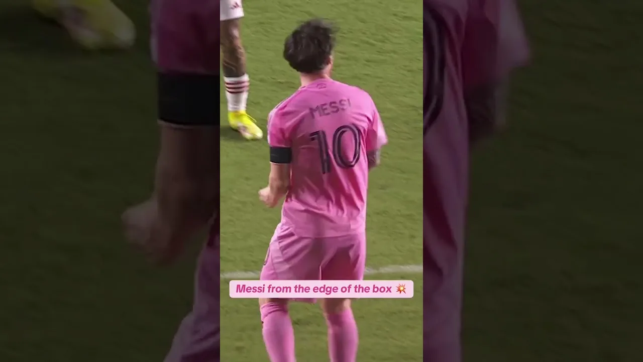 Leo Messi a marqué le seul but d’Inter Miami lors de leur match nul 1-1 contre Toronto FC 💫