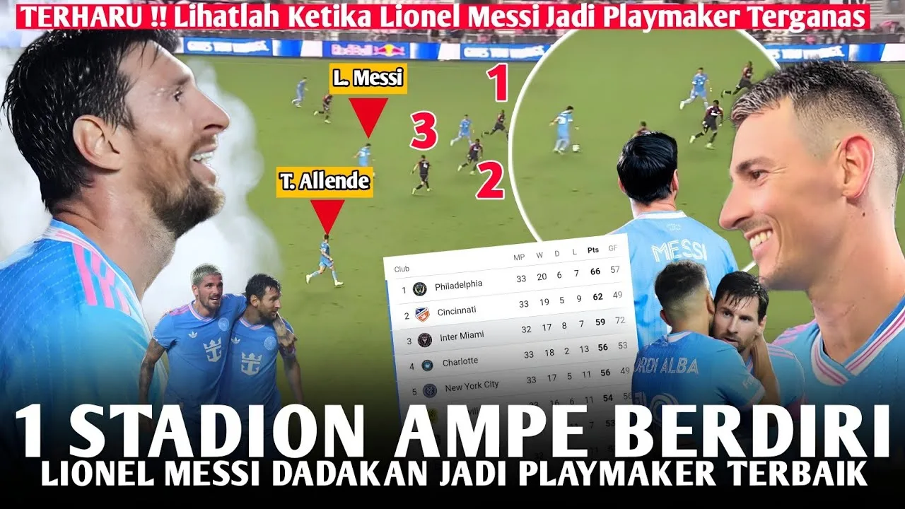 LA MAGIE DE MESSI ‼️Le meneur de jeu européen a été conçu pour prendre fin 😭 Regardez les GRANDES passes décisives de Lionel Messi en MLS 🥶