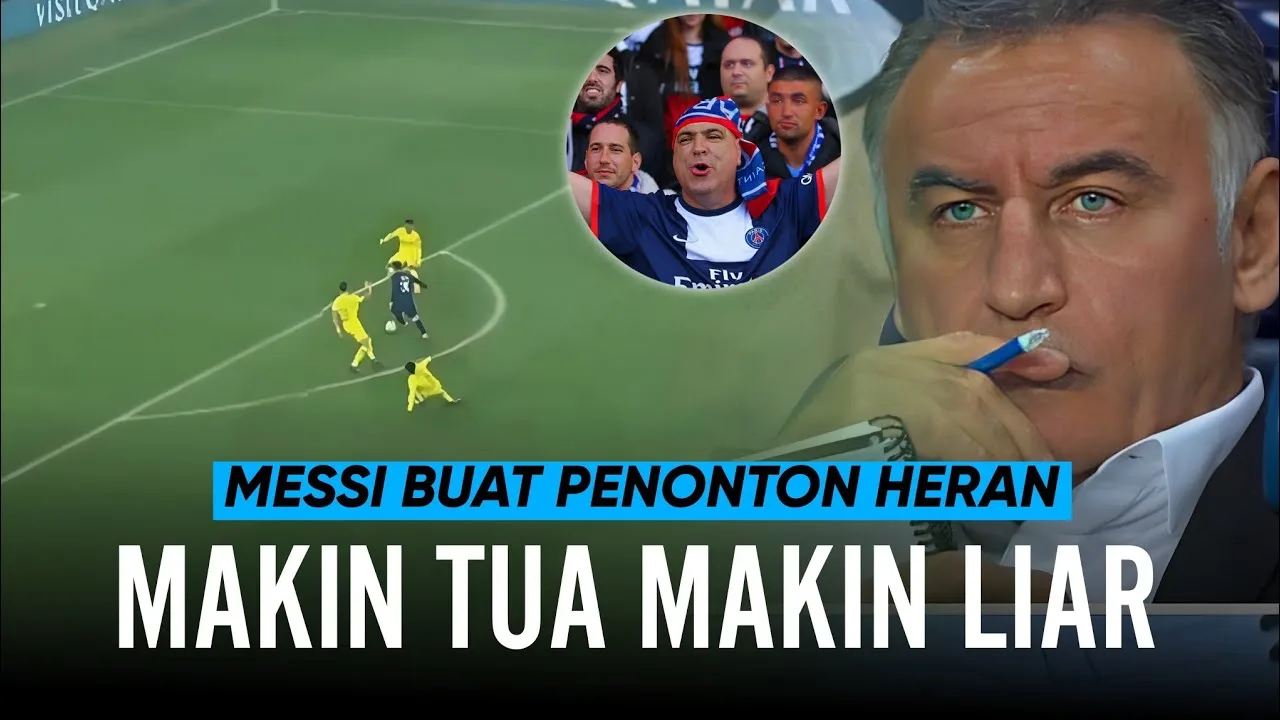 SEMUA MATA TERTUJU KE MESSILihat Aksi Leo Messi Pamer