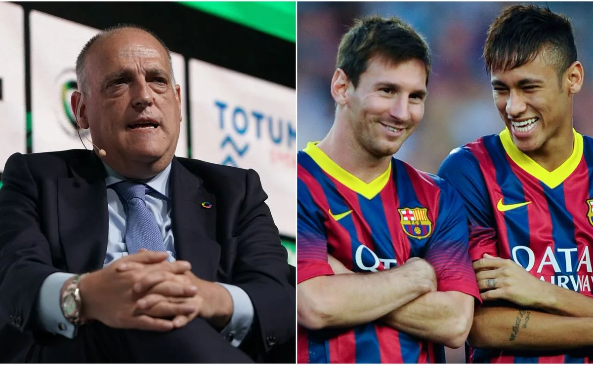 Quelle est la probabilité que Neymar et Lionel Messi retournent à Barcelone? Le président de La Liga, Javier Tebas, pèse avec une réclamation audacieuse