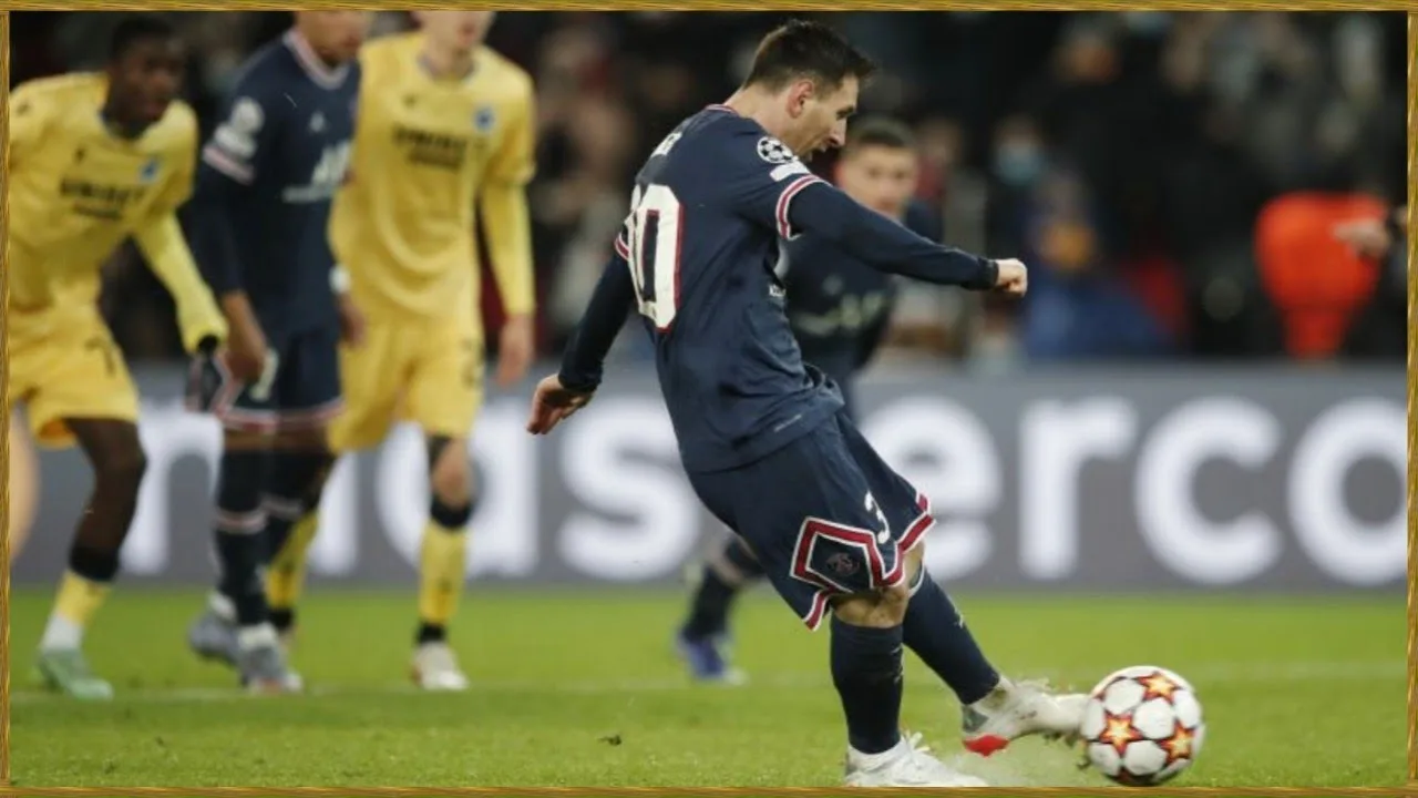 Lionel Messi vs Club Brugge 08_12_2021 || All Goals &