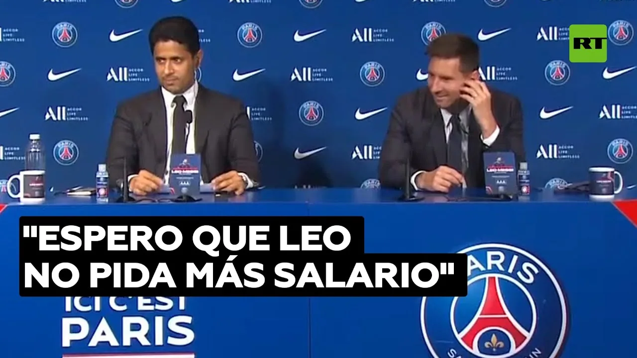 El presidente del PSG bromea sobre la llegada de Lionel