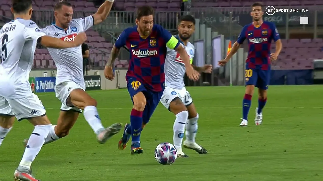 Lionel Messi vs Napoli (Home) | 2020 HD 1080i