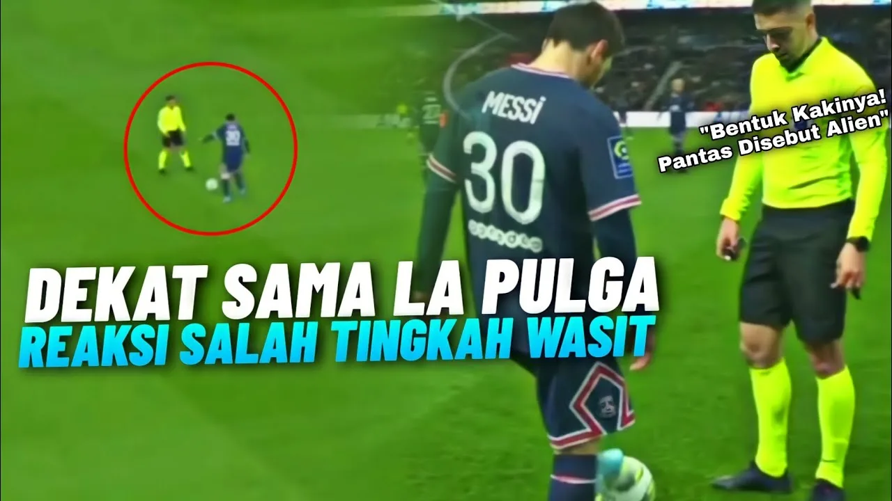MEMBUAT WASIT KAGET  Ekspresi Wasit Saat Melihat Kaki
