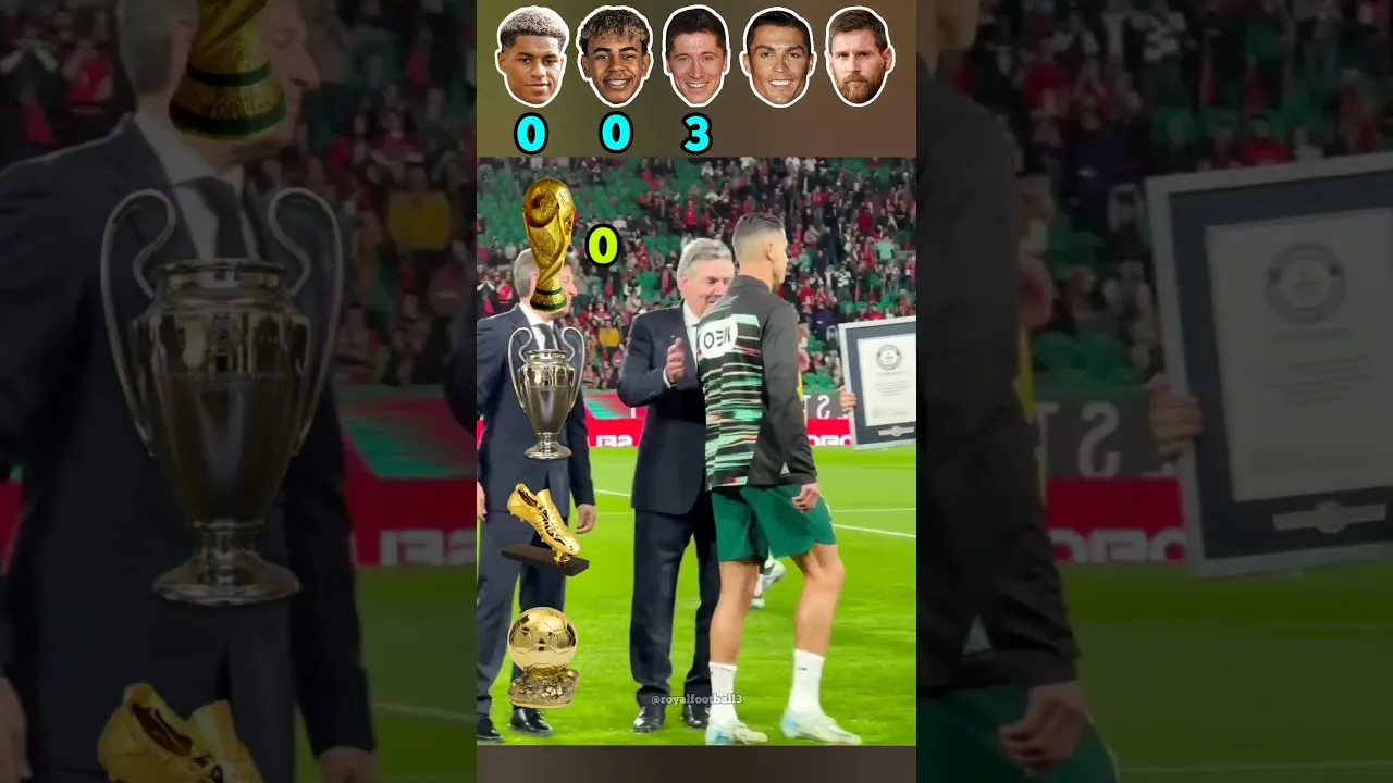Rashford, Yamal, Lewandowski, Ronaldo, Messi #shorts #football #yamal #messi #ronaldo #cr7 #leo