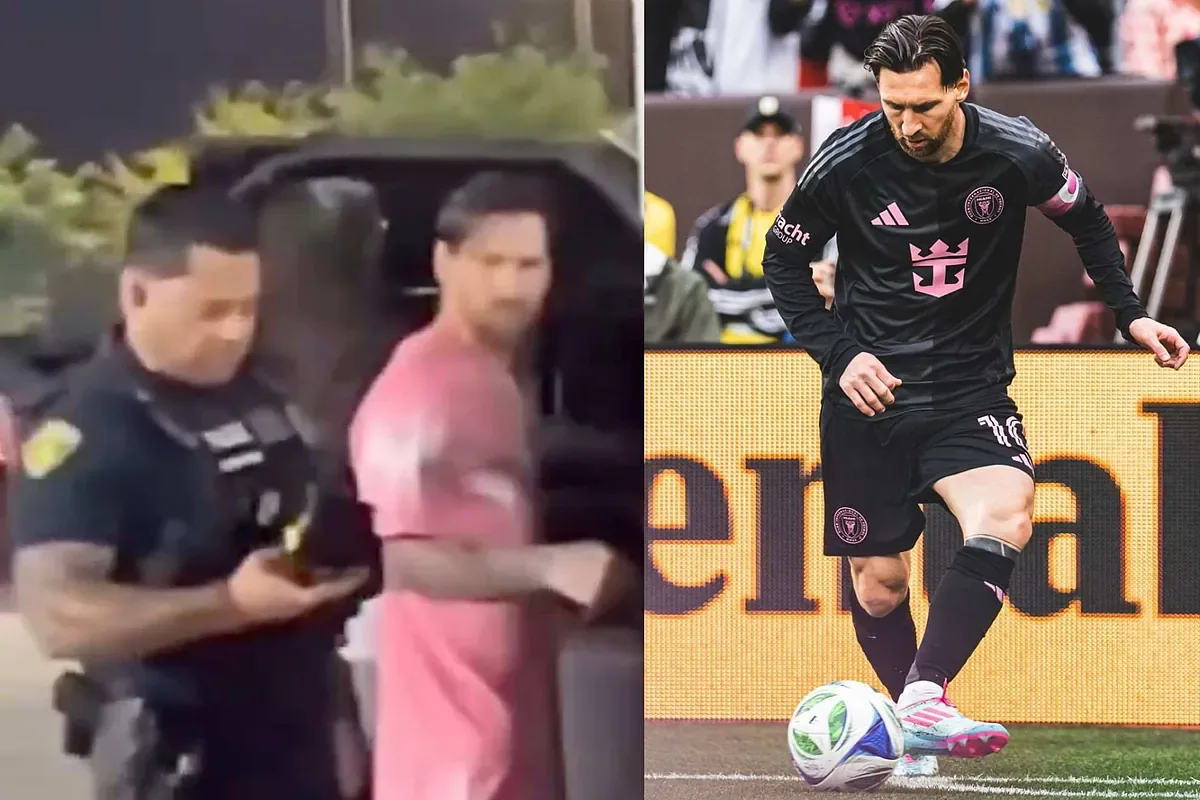 Lionel Messi a laissé stupéfait alors que deux policiers font bouger inattendu juste avant qu’il ne monte dans son camion