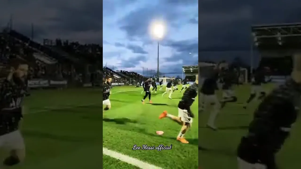 Leo Messi warm up #shorts #trending #viral #shortsvideo