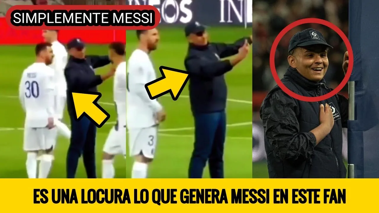 EL DÍA QUE LEO MESSI SE DETUVO PARA TOMARSE UNA FOTO CON UN