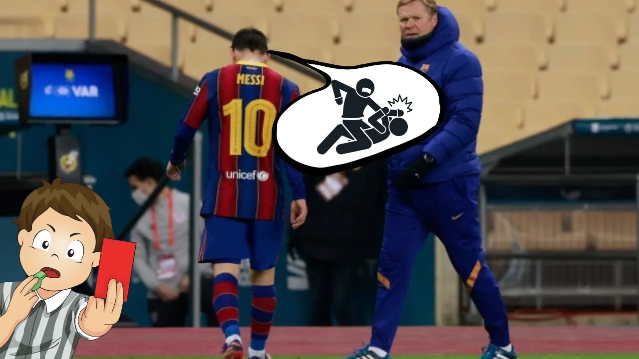 Messi Red Card | Lionel Messi SENT OFF for violent conduct |