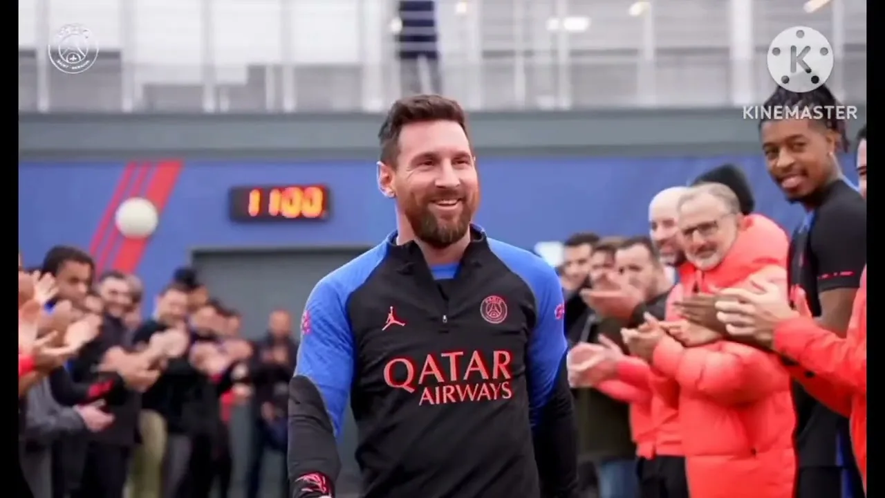 World cup champion Leo Messi is Back for football #messi