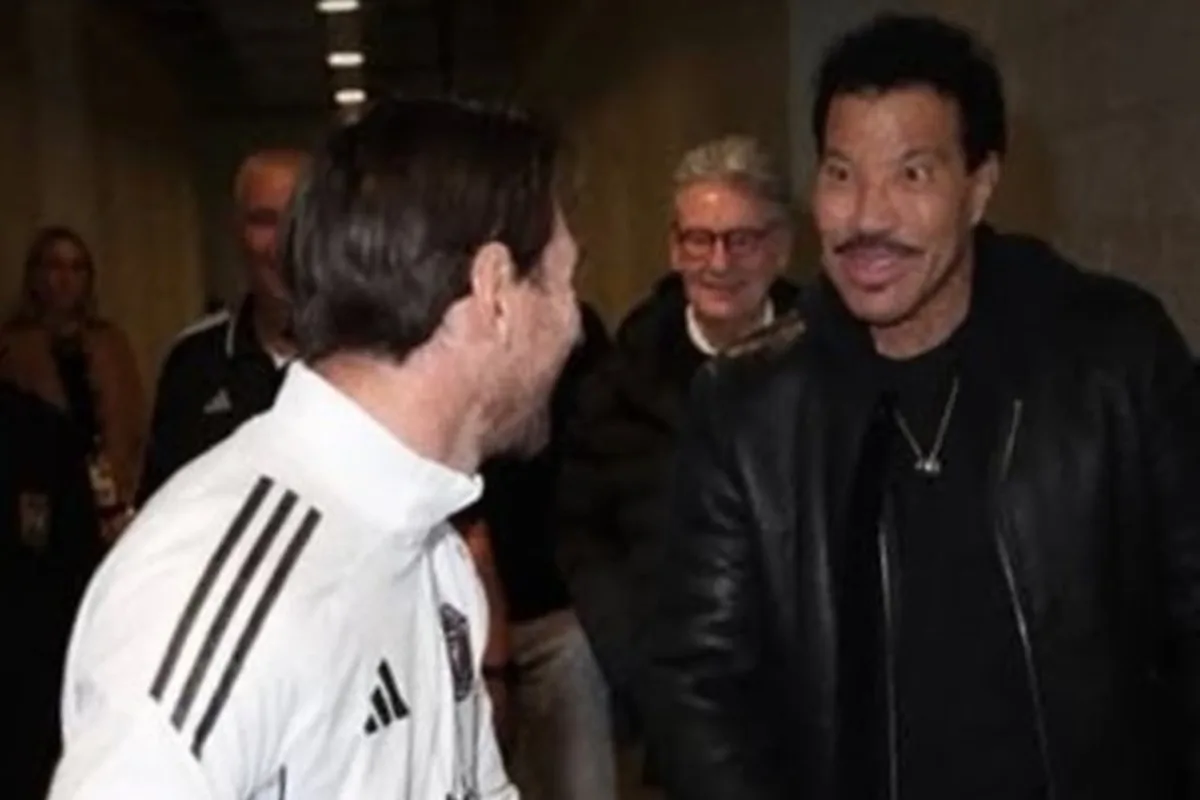 Lionel Messi rencontre enfin son homonyme Lionel Richie