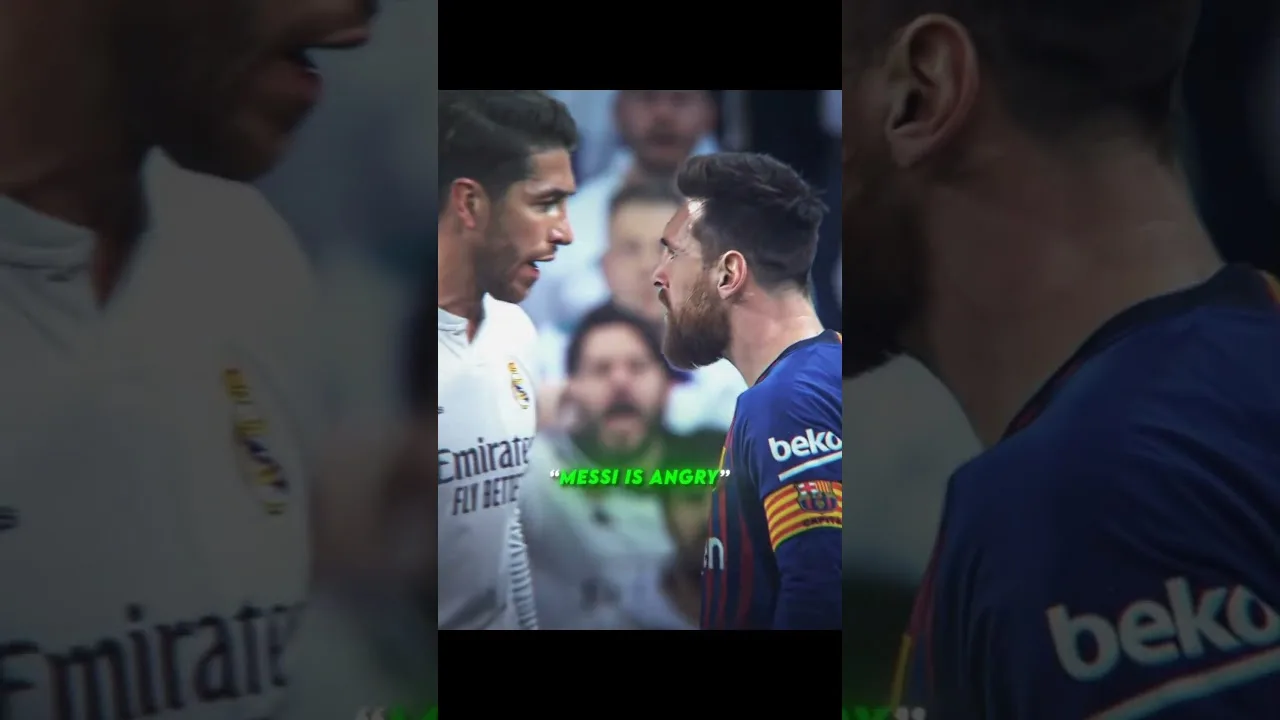 Sergio Ramos vs Leo Messi #sergioramos #messi #football #realmadrid #barcelona #elclasico #shorts